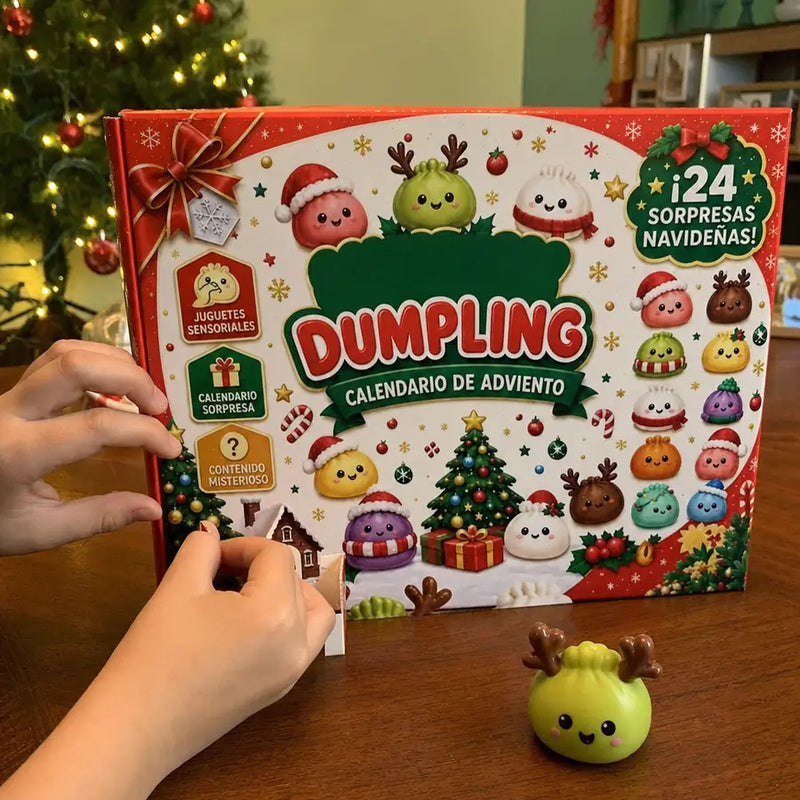 Calendario de adviento dumpling squishy