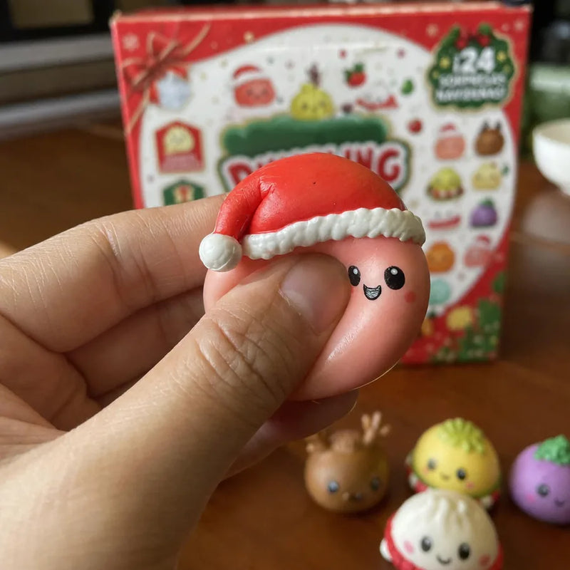 Calendario de adviento dumpling squishy