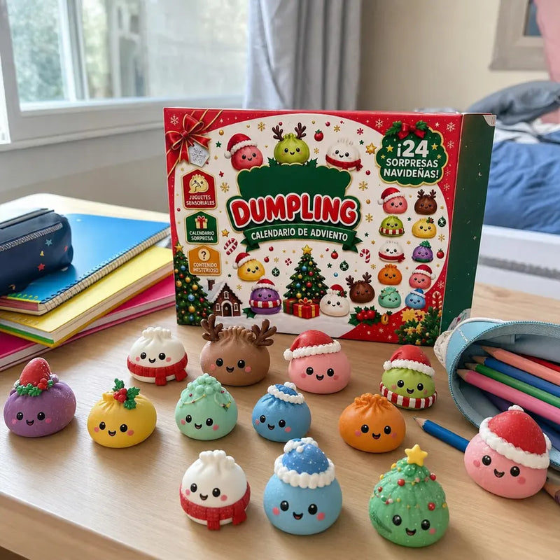 Calendario de adviento dumpling squishy