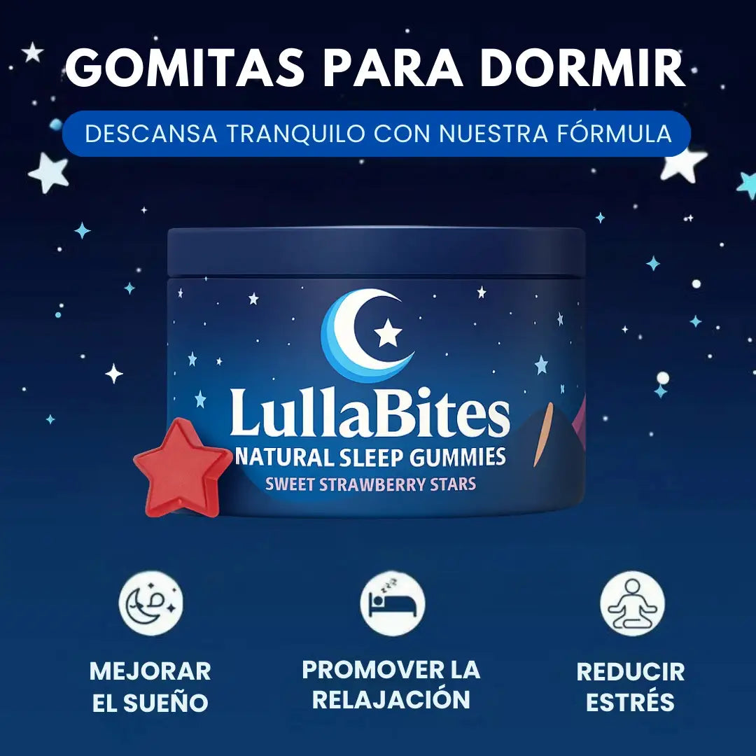 Gomitas Naturales para Dormir Mejor, Reducir y Reducir Estrés