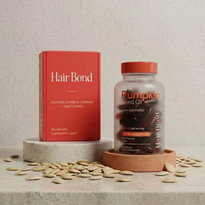 Hair Bond aceite de semilla de calabaza para la caída del cabello