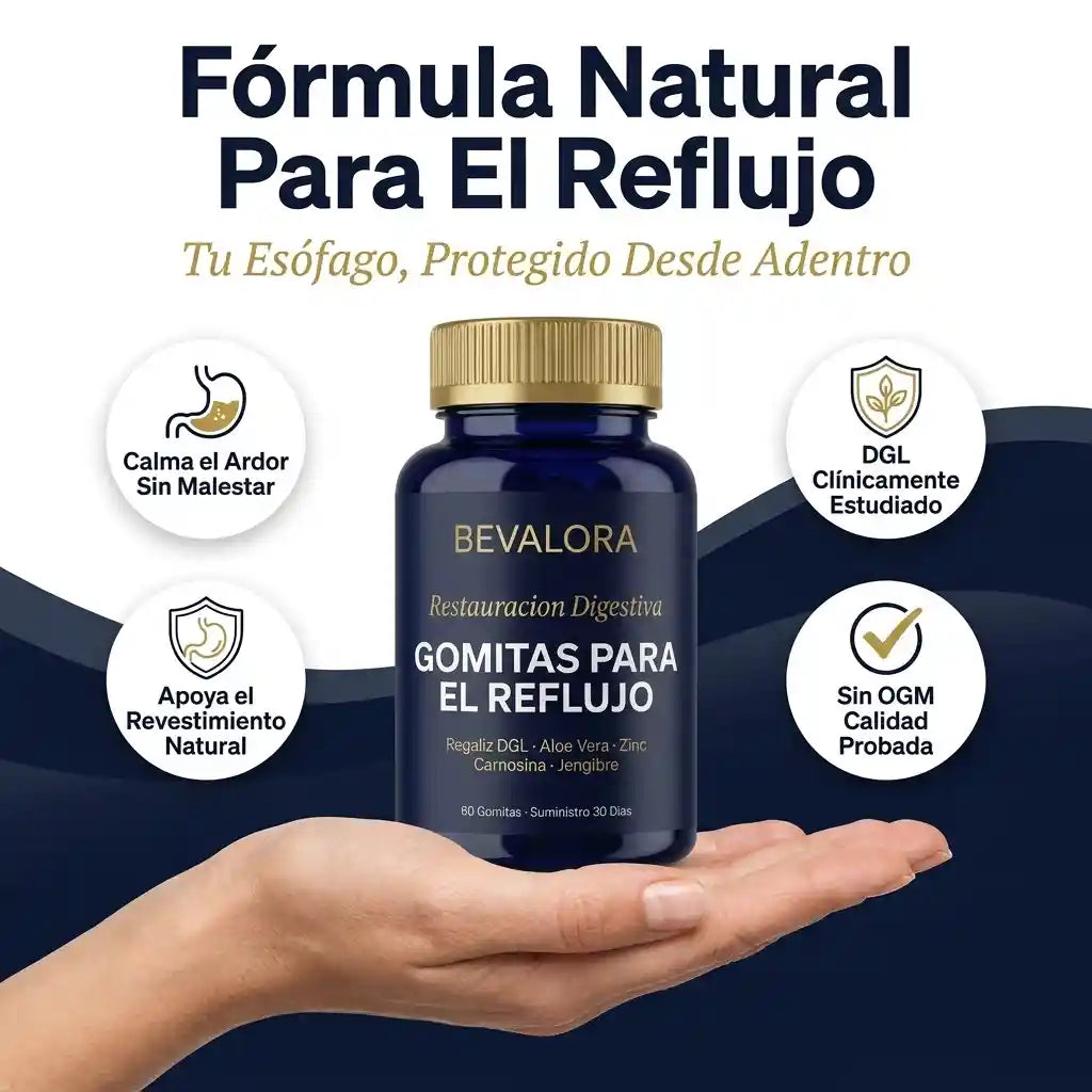 Bevalora® Restauración Esofágica — Gomitas Para El Reflujo