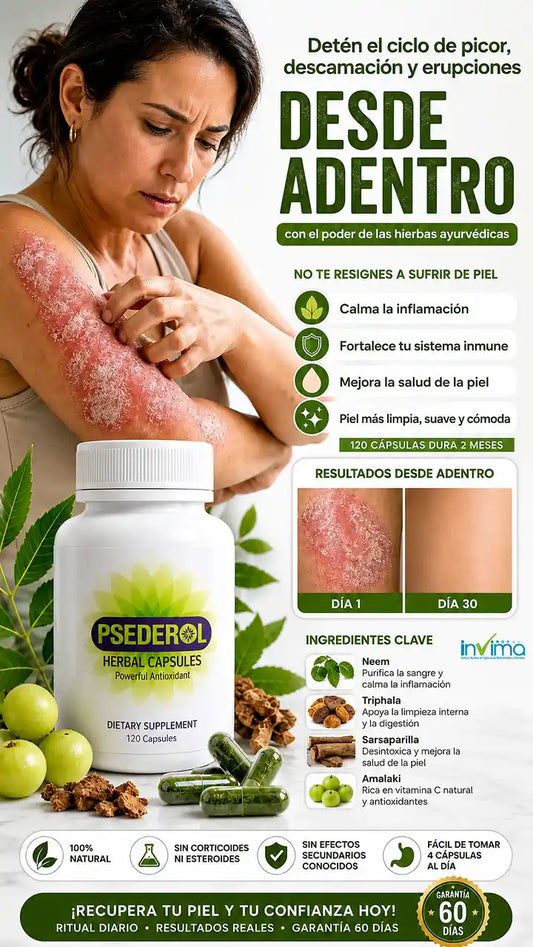 Psederol Detén la Psoriasis Desde Adentro