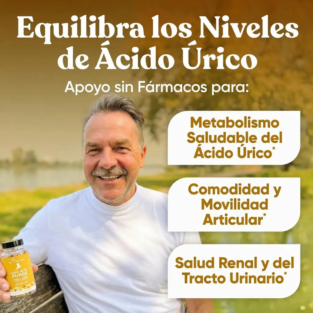 Suplemento Purga de Ácido Úrico 100% Natural