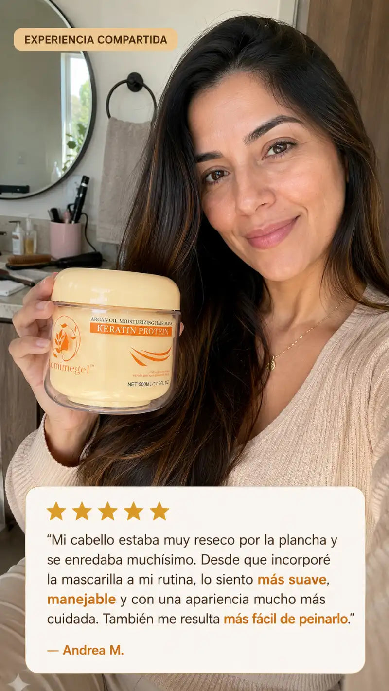 Mascarilla Capilar Aomimegel – Menos frizz y más brillo