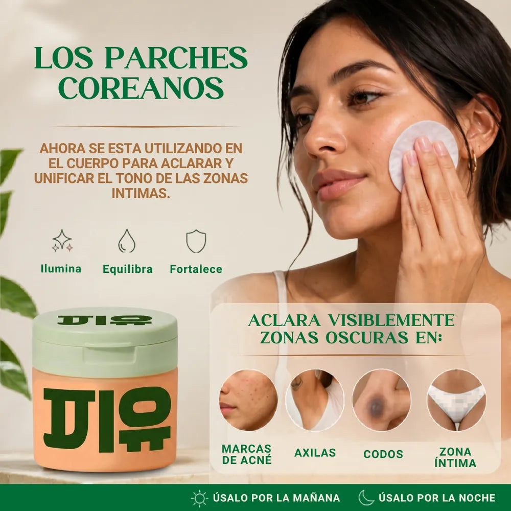 Pads despigmentantes y aclarantes
