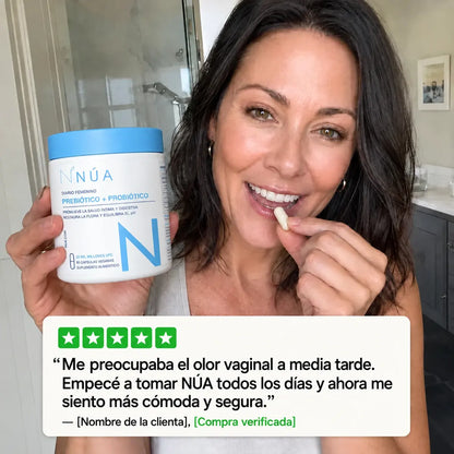 Adiós picazón y mal olor íntimo | NÚA Prebiótico + Probiótico